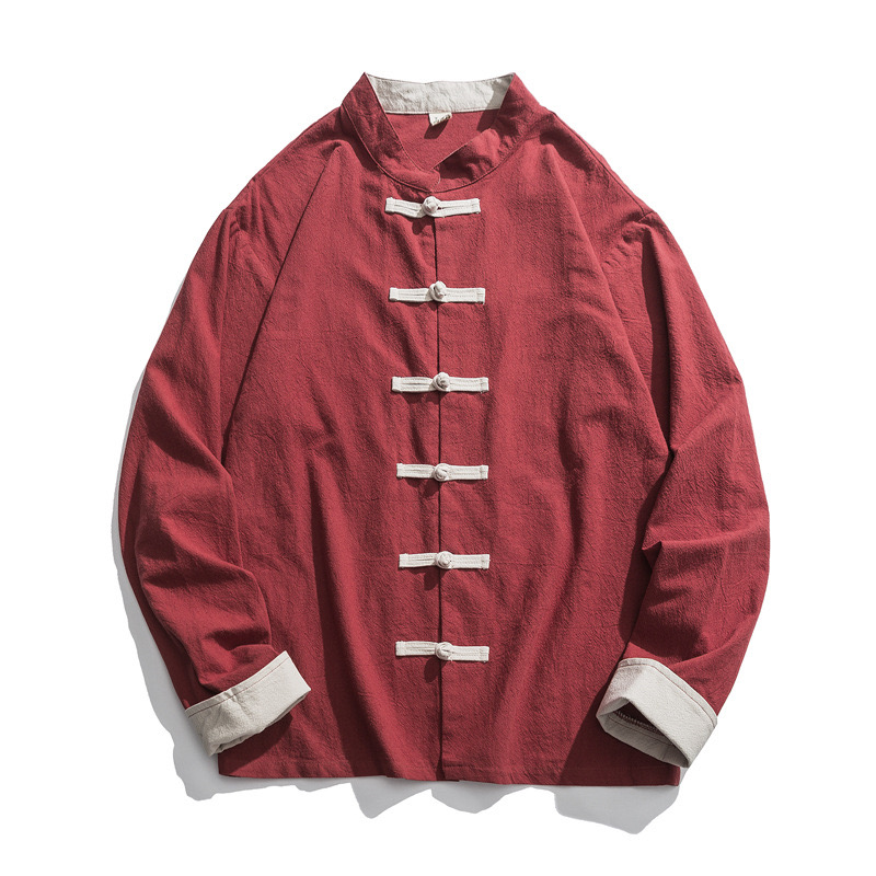 Nouvelle veste kimono 2026 pou - Mens Linen Shirt Long Sleeve avis et prix