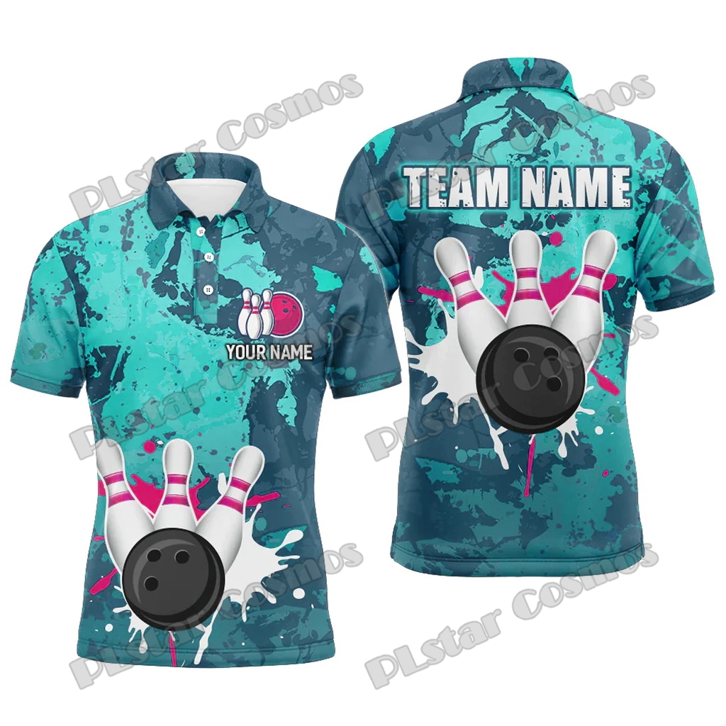 Polo rétro pour homme, motif b - Short Sleeve Bowling Shirt Retro avis et prix