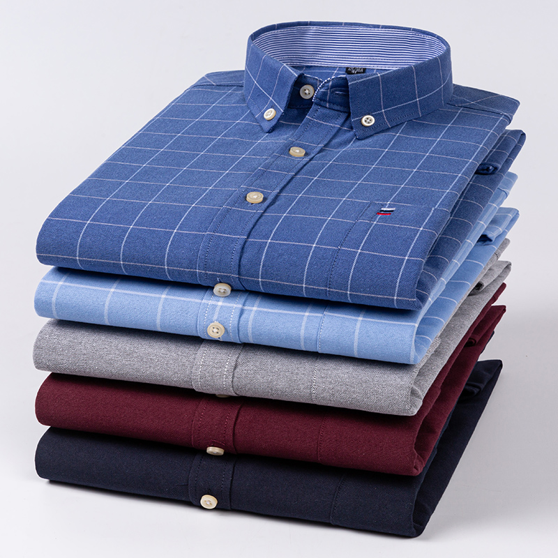 Chemises décontractées pour ho - Oxford Cotton Casual Shirt Business avis et prix