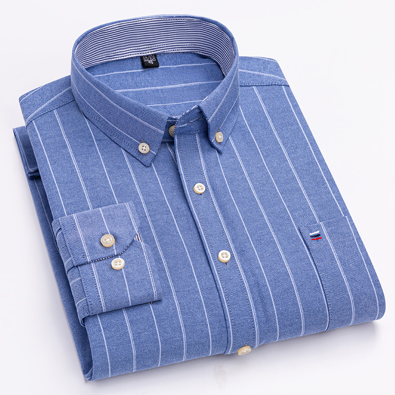 Chemises décontractées pour ho - Oxford Cotton Casual Shirt Business avis et prix