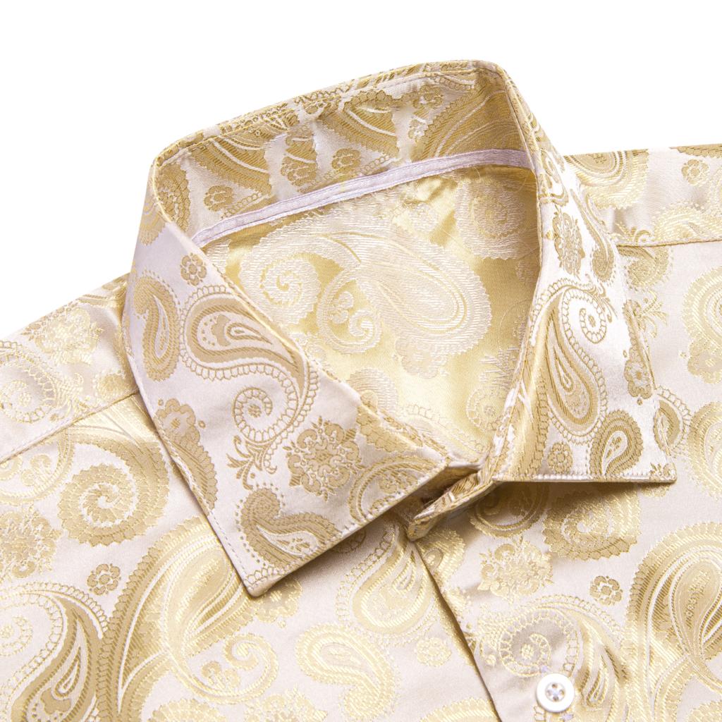 Hi-aught-Chemise habillée à ma - Mens Satin Silk Dress Shirt avis et prix