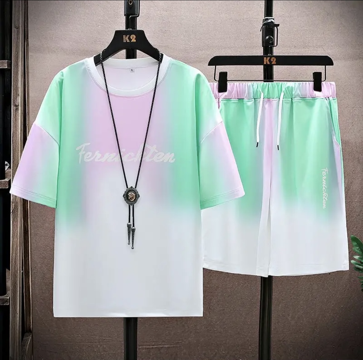 Nouvel ensemble d'été en soie  - Shirts avis et prix